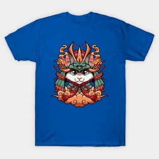 Samurai neko cat furry T-Shirt